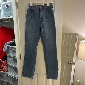 Joseph Straight-Leg Jeans in Blue Denim